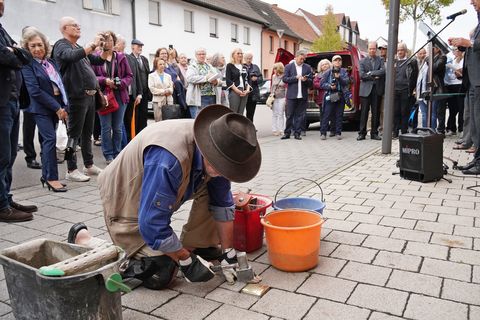 Stolpersteinverlegung im September 2022
