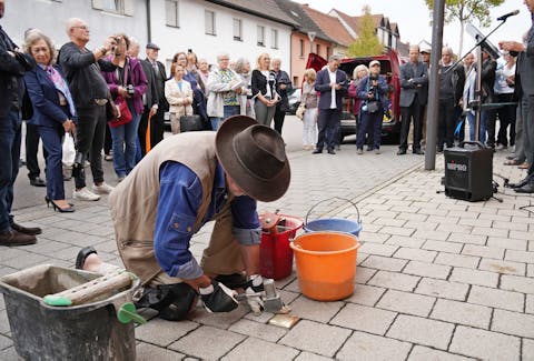 Stolpersteinverlegung im September 2022